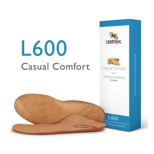 Wkładki ortopedyczne męskie Aetrex Casual L600M do codziennego użytku