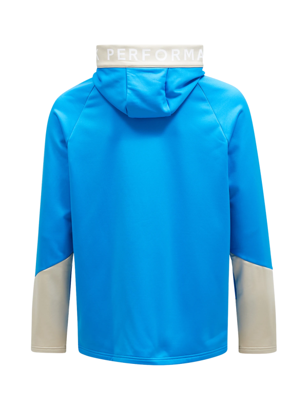Bluza Peak Performance męska Rider Zip Hood niebieska