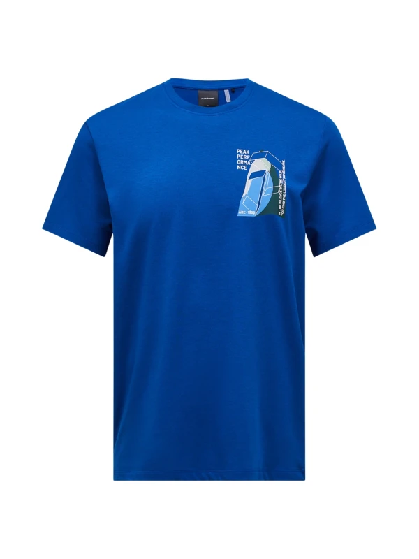 Koszulka męska Peak Performance Explore Graphic Tee true blue