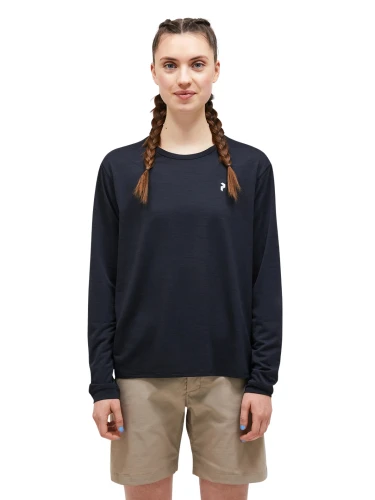 Koszulka damska Peak Performance Trail LS black