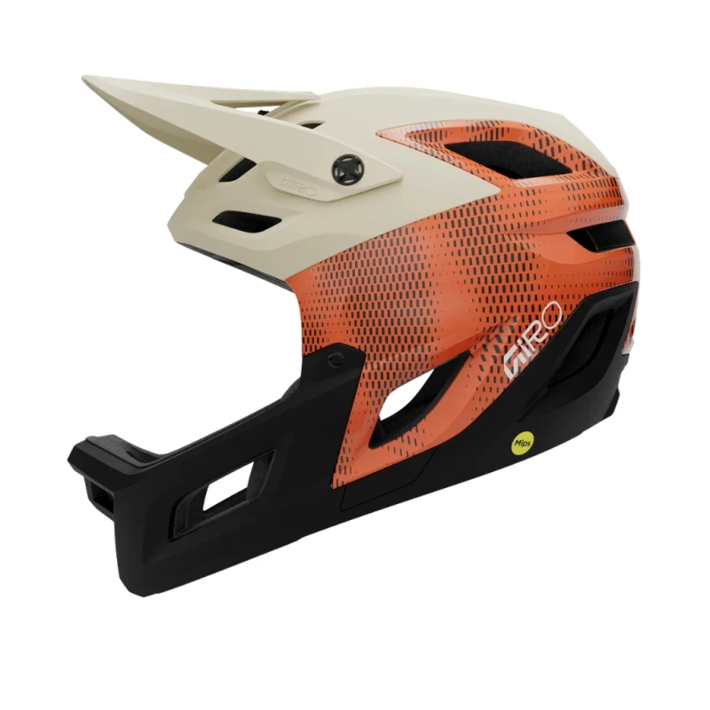 Kask rowerowy full face GIRO Coalition Spherical motion orange