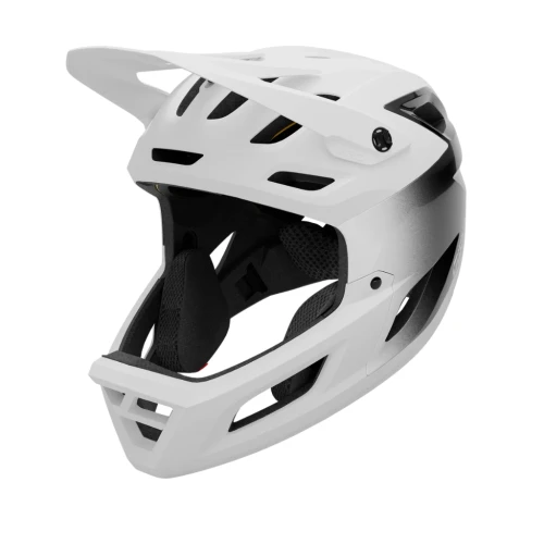 Kask rowerowy full face GIRO Coalition Spherical matte white/gloss black