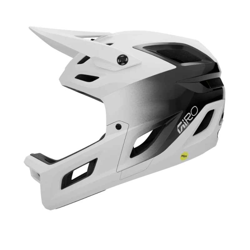 Kask rowerowy full face GIRO Coalition Spherical matte white/gloss black