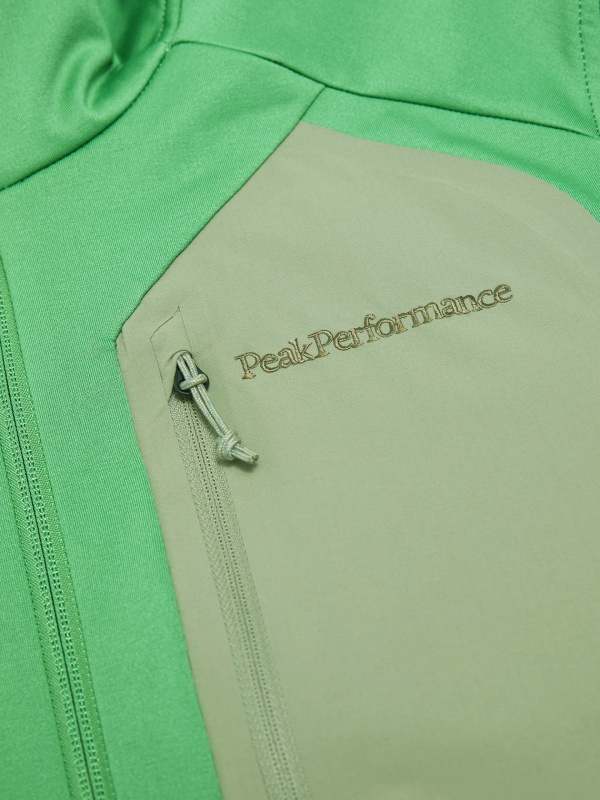 Bluza Peak Performance męska Utility Light Zip Hood zielona