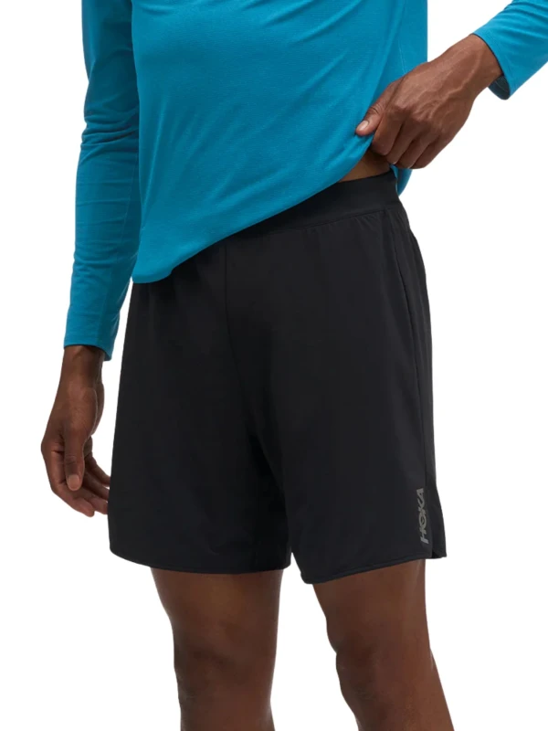 Spodenki męskie HOKA Glide Short 7'' 2in1 black