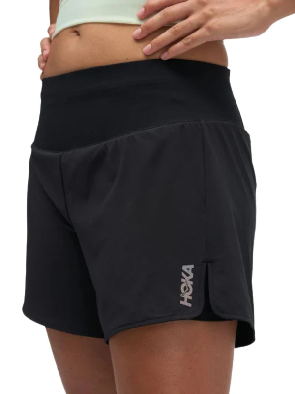 Spodenki damskie HOKA Glide Short 5'' 2in1 black
