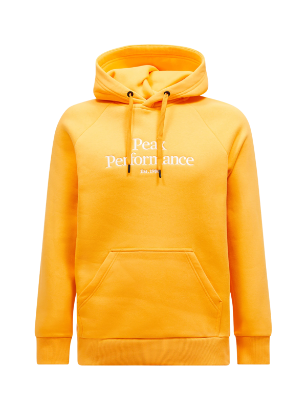 Bluza Peak Performance męska Original Hood pomarańczowa