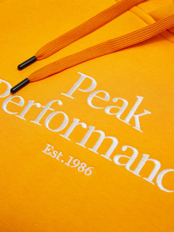 Bluza Peak Performance męska Original Hood pomarańczowa