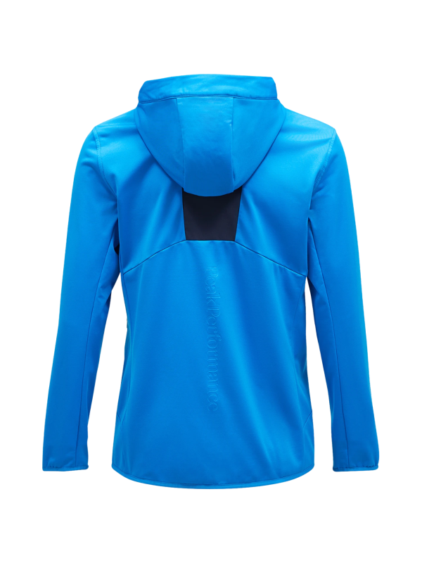 Bluza Peak Performance męska Utility Light Zip Hood niebieska