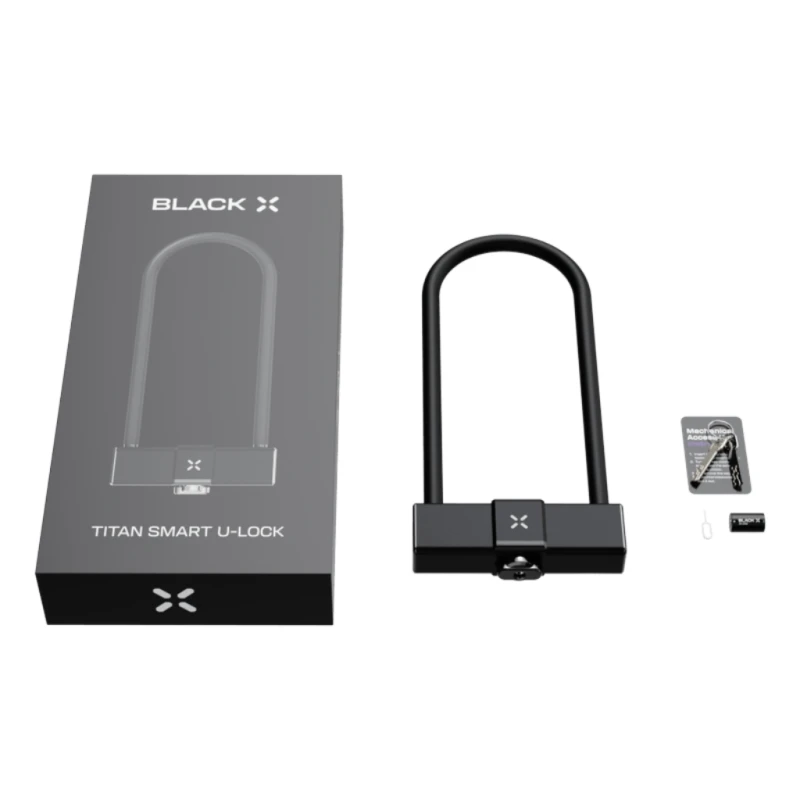 Zapięcie rowerowe BLACK X Titan Smart U-Lock LS black