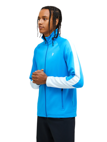 Bluza Peak Performance męska Rider Zip Jacket niebieska