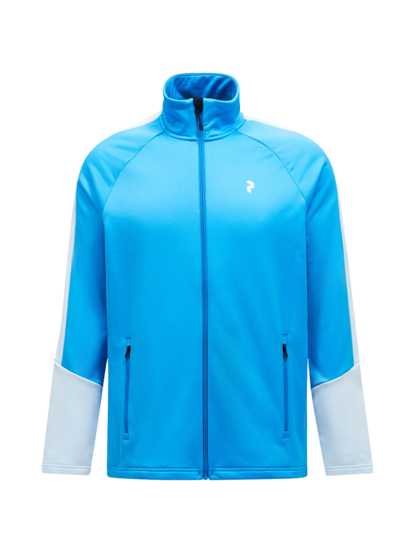 Bluza Peak Performance męska Rider Zip Jacket niebieska