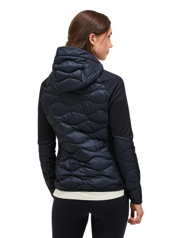 Kurtka Peak Performance puchowa damska Helium Down Hybrid Hood czarna