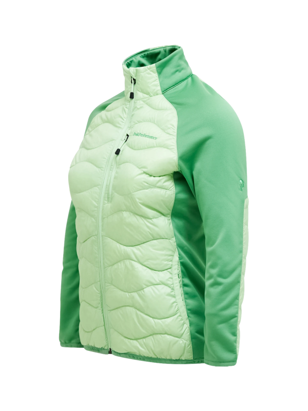 Kurtka Peak Performance puchowa damska Helium Down Hybrid Jacket zielona