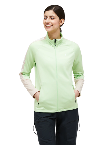Bluza Peak Performance damska Rider Zip Jacket zielona