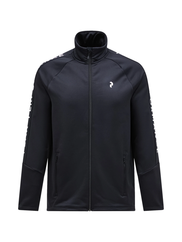 Bluza Peak Performance męska Rider Zip Jacket czarna