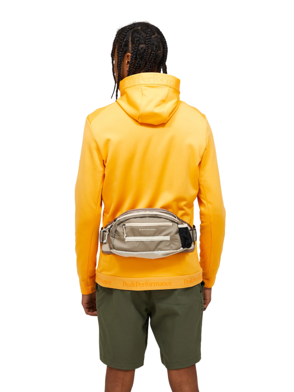 Bluza Peak Performance męska Rider Tech Zip Hood pomarańczowa