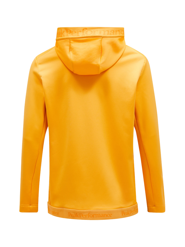 Bluza Peak Performance męska Rider Tech Zip Hood pomarańczowa