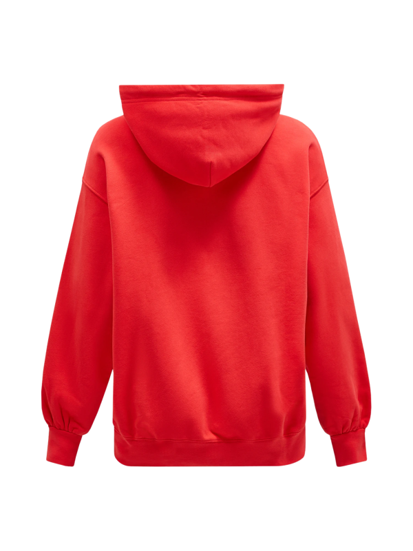 Bluza Peak Performance damska Original Terry Hood czerwona