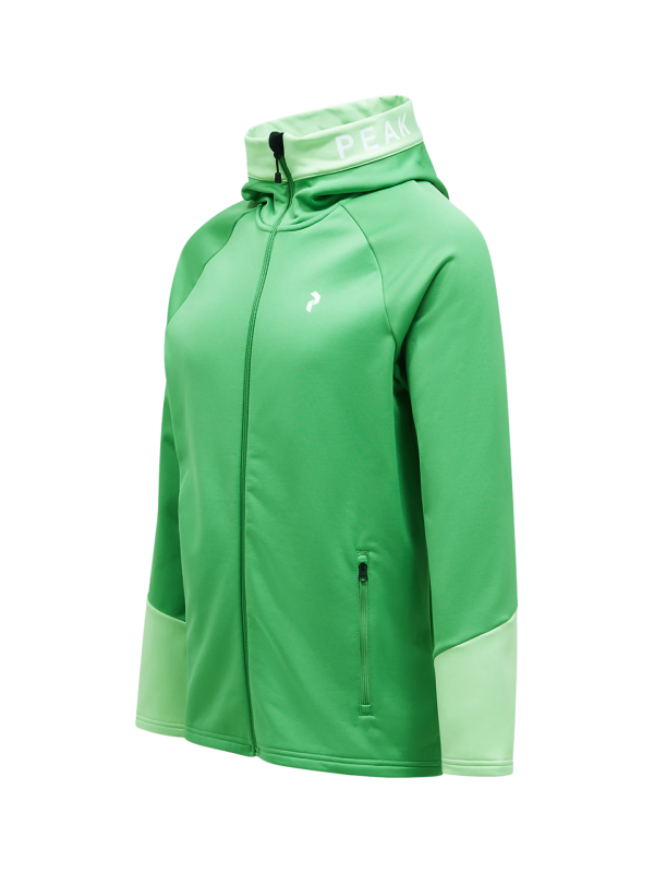 Bluza Peak Performance męska Rider Zip Hood zielona