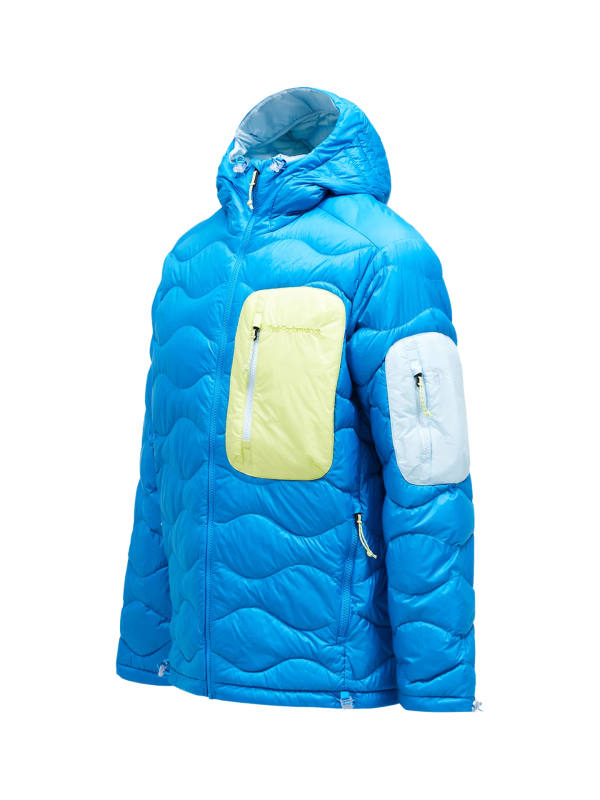 Kurtka Peak Performance puchowa męska Helium Utility Down Hood Jacket niebieska