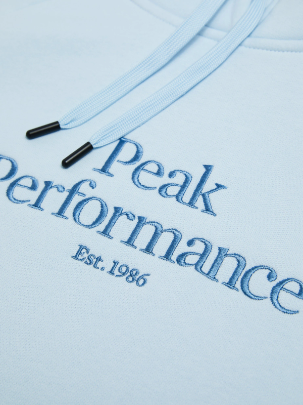Bluza Peak Performance damska Original Hood niebieska