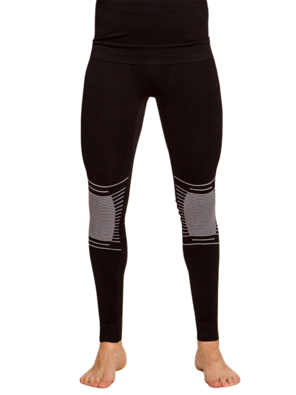 Legginsy termoaktywne męskie X-Bionic Energizer 4.0 czarno-białe
