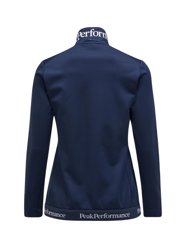 Bluza Peak Performance damska Rider Tech Zip Jacket granatowa