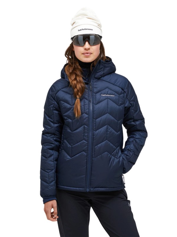 Kurtka Peak Performance damska Elevate Liner Hood granatowa