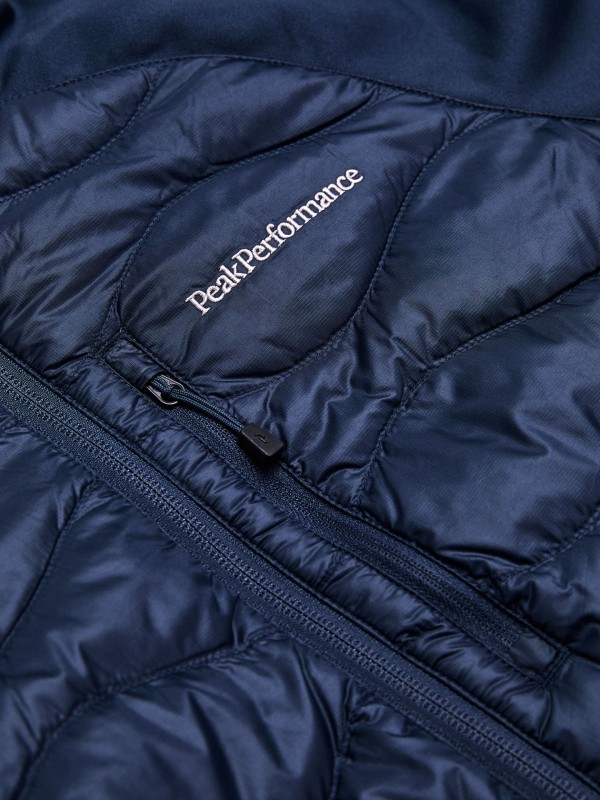 Kurtka Peak Performance damska Helium Down Hybrid Jacket granatowa