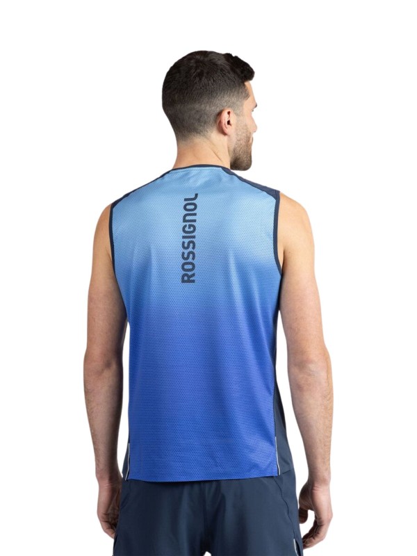 Koszulka do biegania męska Rossignol Sapa Tank granatowa