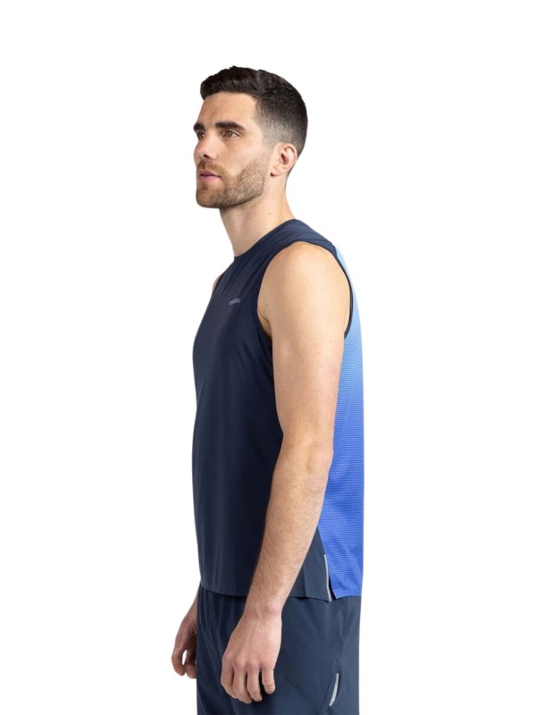 Koszulka do biegania męska Rossignol Sapa Tank granatowa