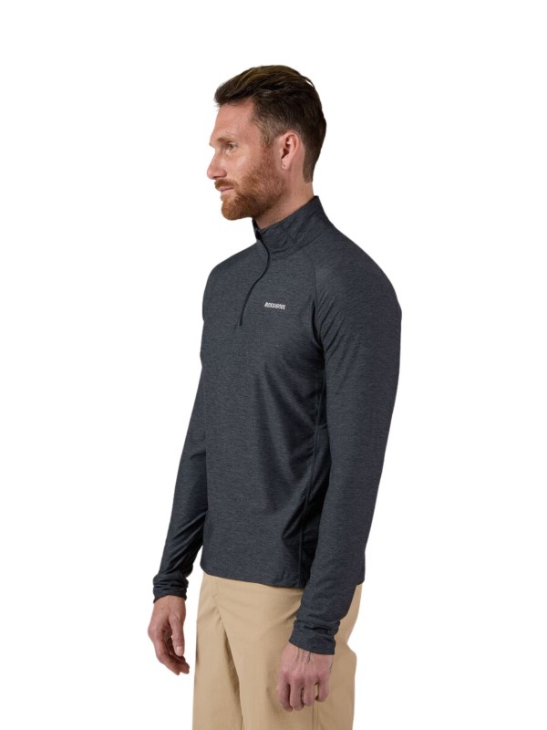 Koszulka męska Rossignol Westweg Half-Zip czarna