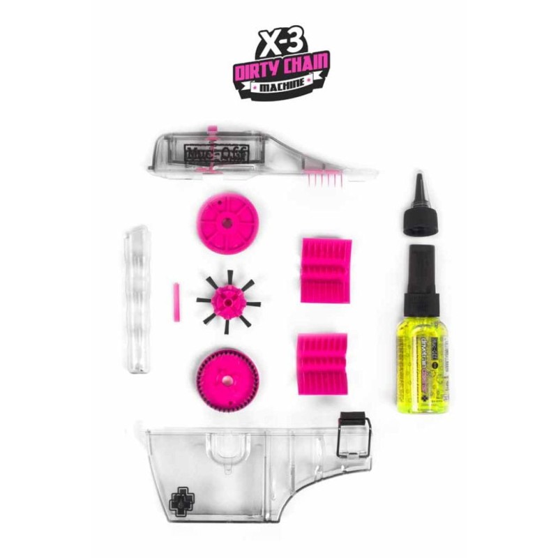 Zestaw do mycia łańcucha Muc-Off X3 Chain Cleaning Device Kit