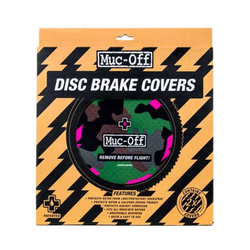Osłony do hamulców tarczowych Muc-Off Disc Brake Cover Camo