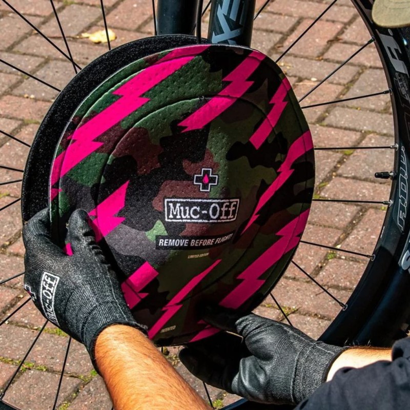 Osłony do hamulców tarczowych Muc-Off Disc Brake Cover Camo