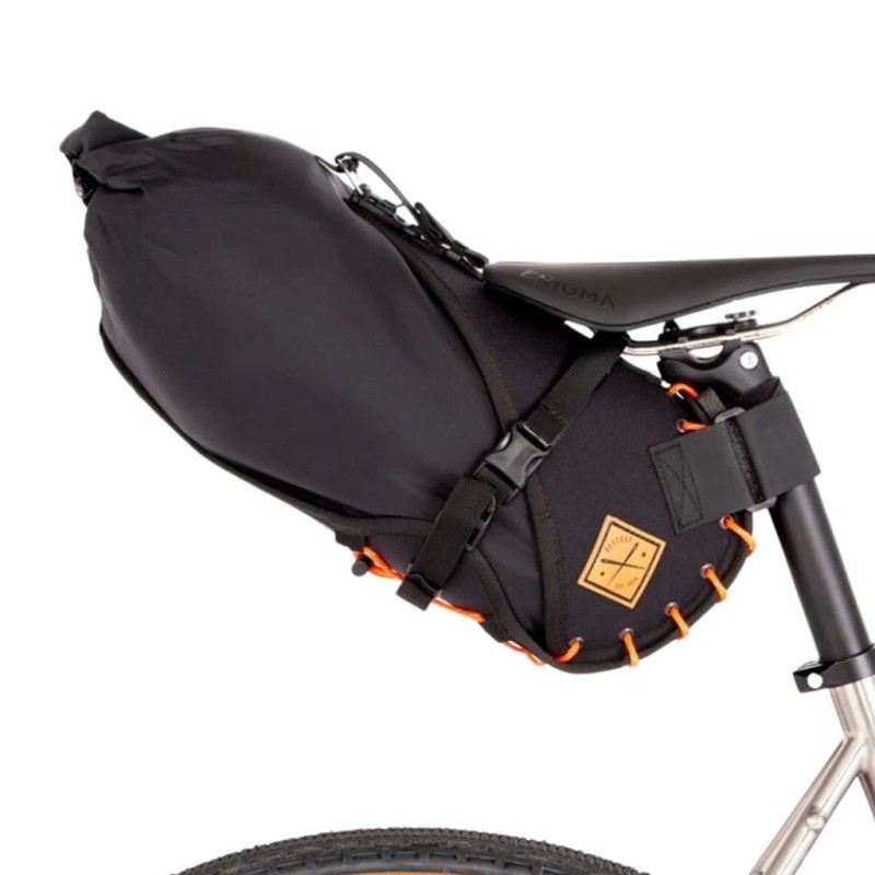 Torba podsiodłowa Restrap Saddle Bag 8L czarny/pomarańczowy