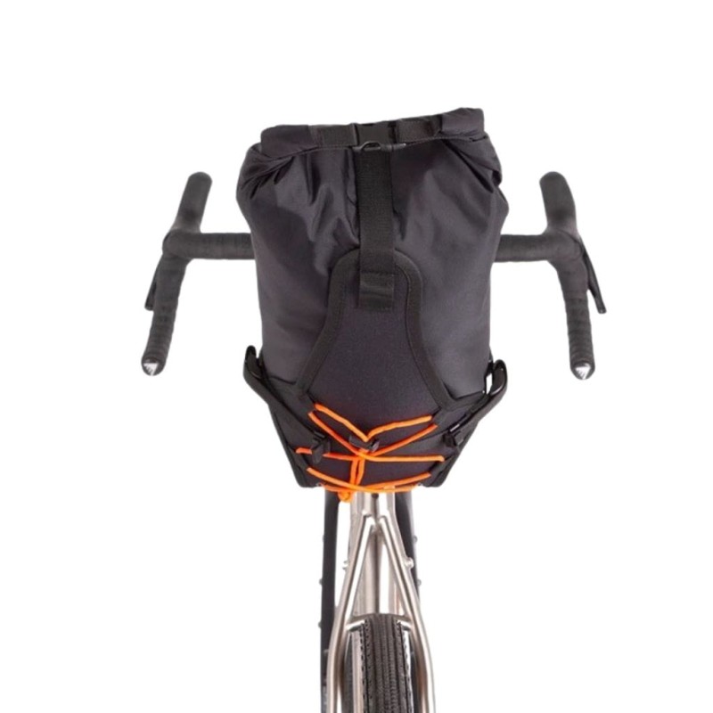 Torba podsiodłowa Restrap Saddle Bag 8L czarny/pomarańczowy