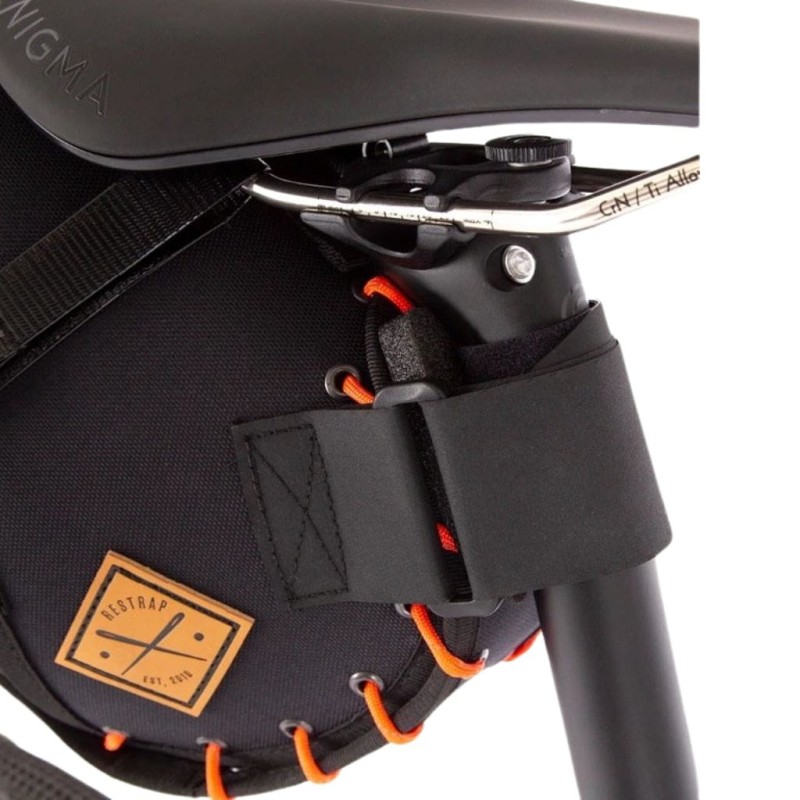 Torba podsiodłowa Restrap Saddle Bag 8L czarny/pomarańczowy