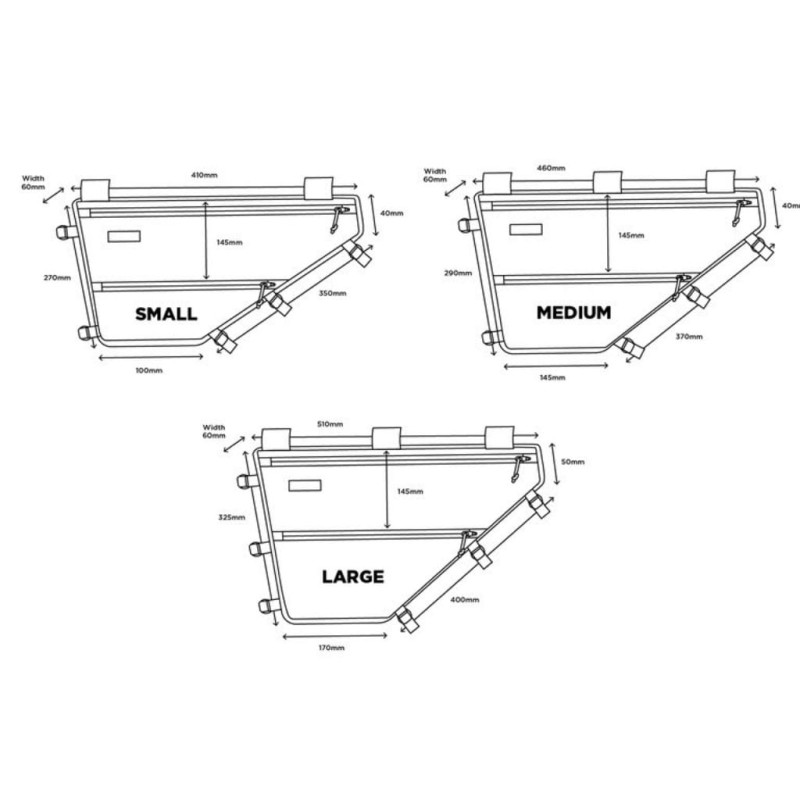 Torba na ramę Restrap Full Frame Bag Large czarna