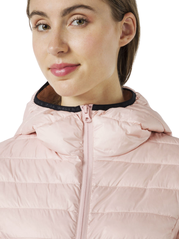 Kurtka Rossignol ocieplana z kapturem damska różowa