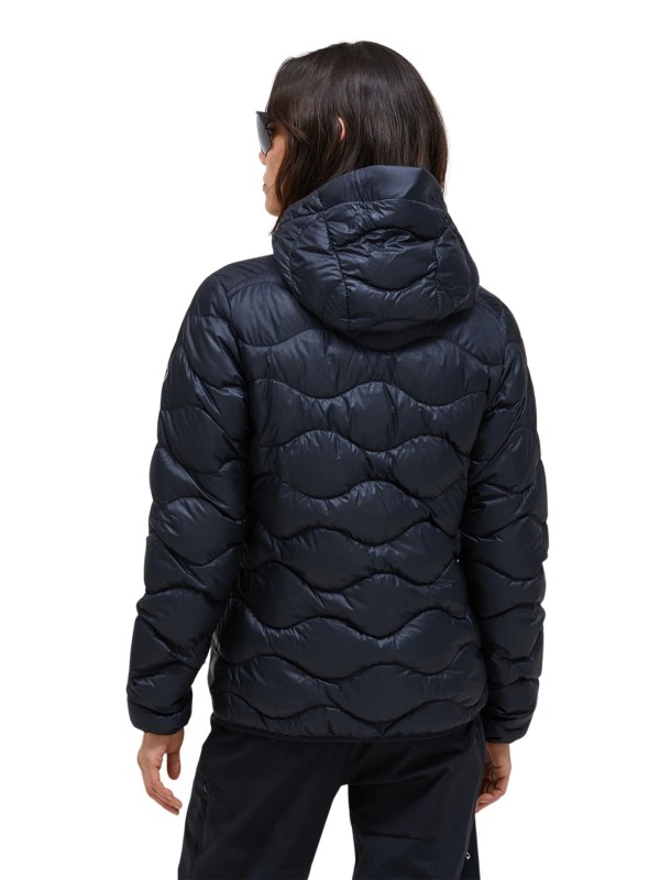 Kurtka Peak Performance puchowa damska Helium Down Hood Jacket czarna