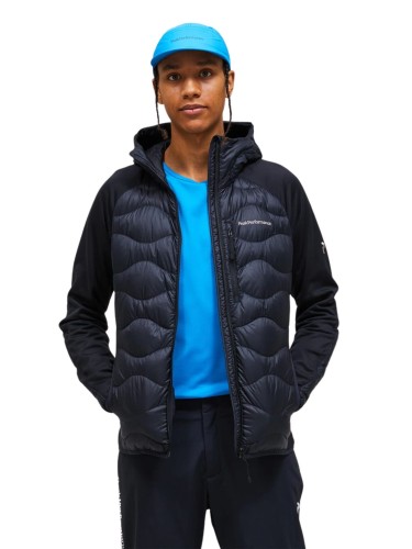 Kurtka Peak Performance puchowa męska Helium Down Hybrid Hood czarna