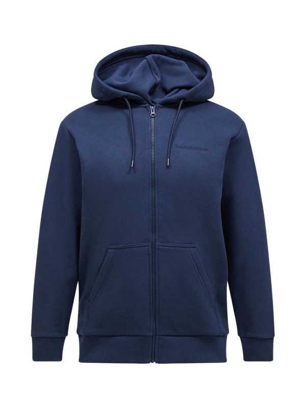 Bluza Peak Performance męska Original Small Logo Zip granatowa