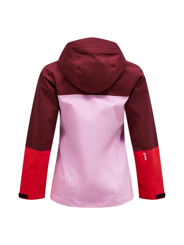 Kurtka Peak Performance damska Trail HIPE® 2.5L Shell różowa