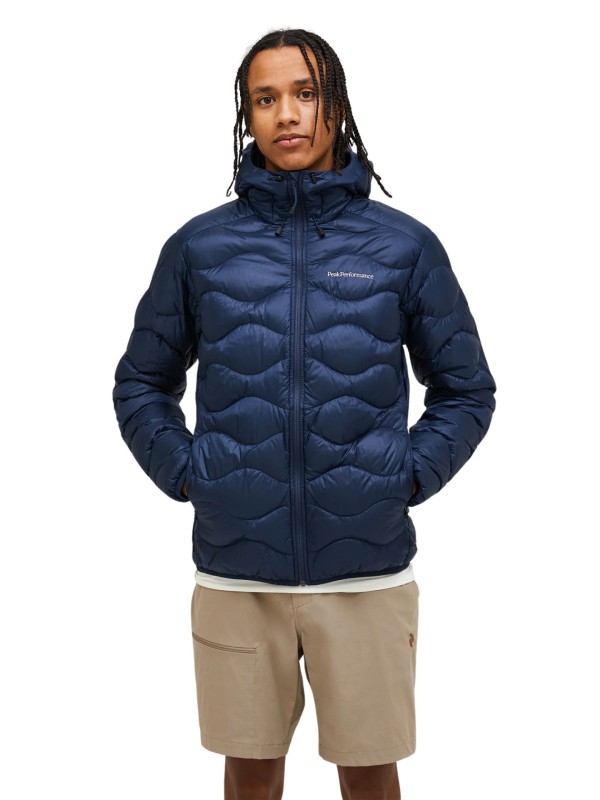 Kurtka Peak Performance męska Helium Down Hood Jacket granatowa