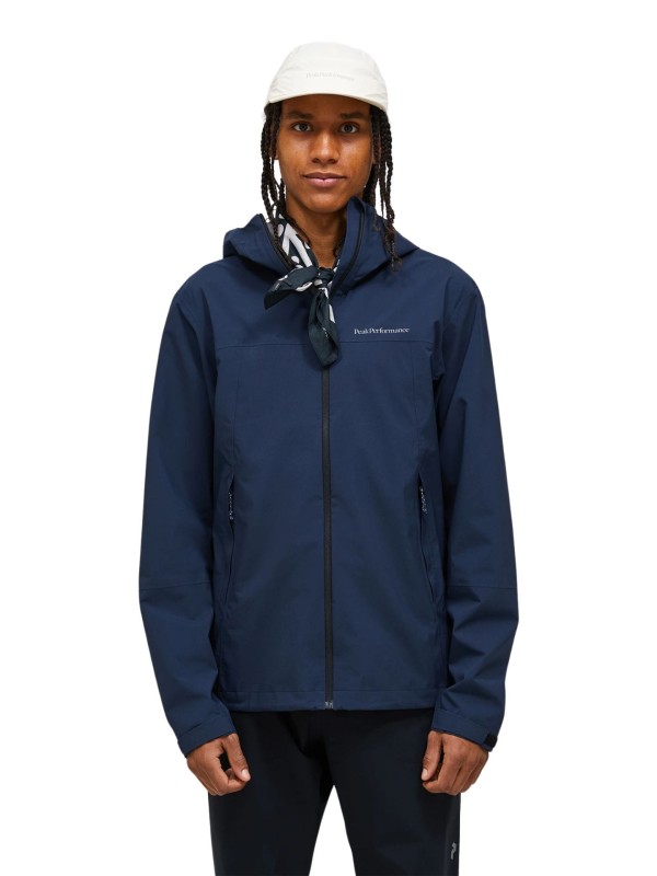 Kurtka Peak Performance męska Trail HIPE® 2.5L Shell granatowa