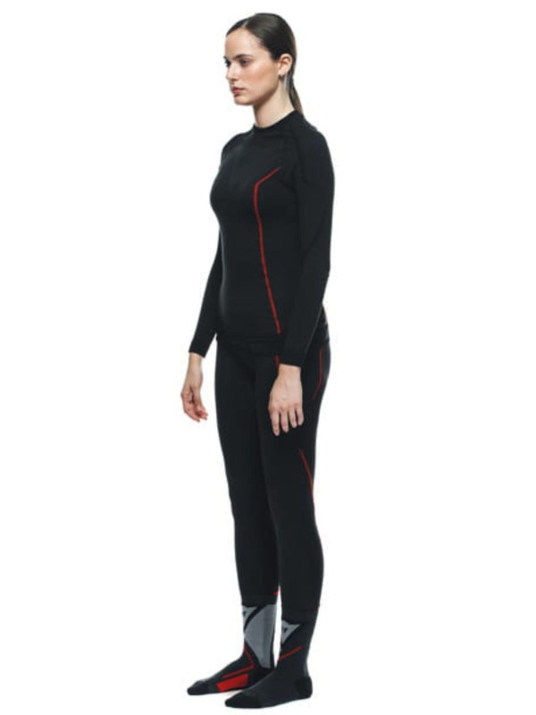 Koszulka Termoaktywna Dainese damska Thermo Ls Wmn czarno-czerwona