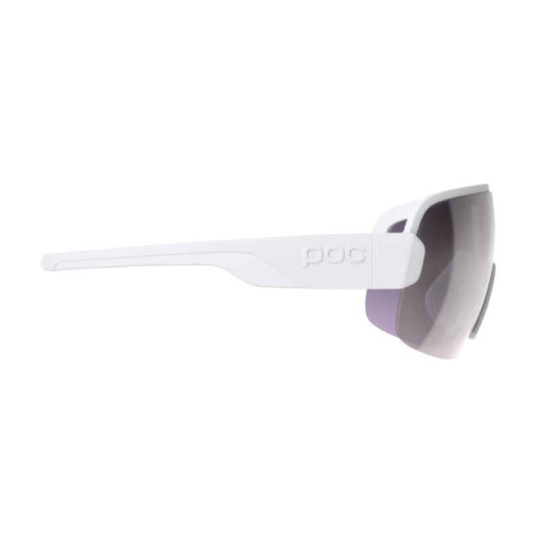 Okulary rowerowe POC Aim Hydr. White/Clarity Road Violet/Silver Mirror