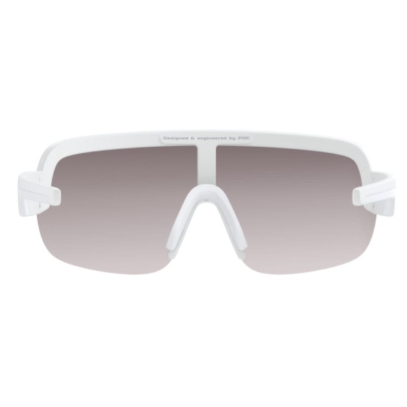 Okulary rowerowe POC Aim Hydr. White/Clarity Road Violet/Silver Mirror